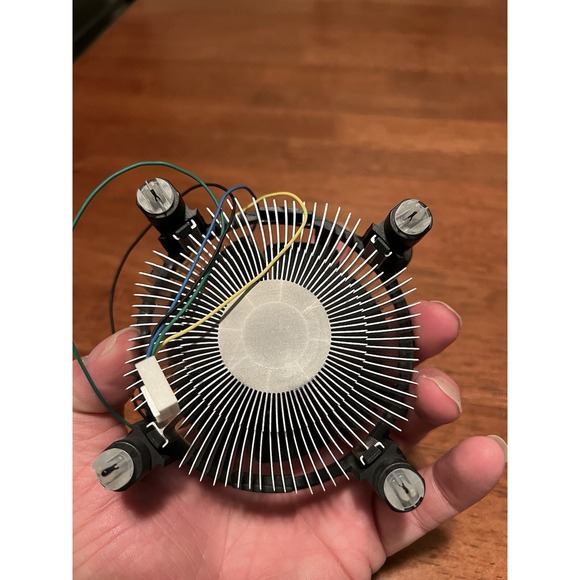 Intel‎ Socket LGA 1150 1155 1156 4-PIN CPU Heatsink Cooling Fan E97379-001 - Picture 2 of 2